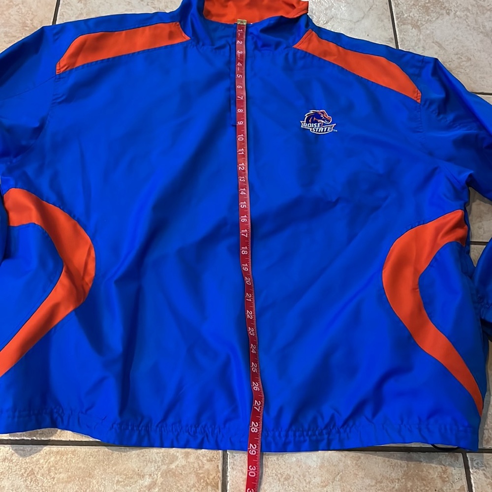VTG NCAA Boise State Broncos Pullover Windbreaker 1/4 Zip, Sz XL - Picture 7 of 11